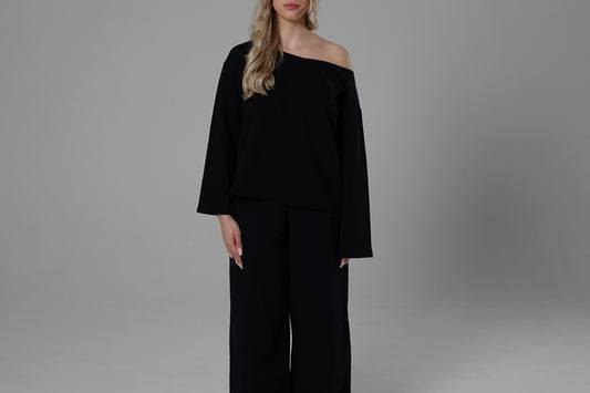 OFF SHOULDER LONG SLEEVE